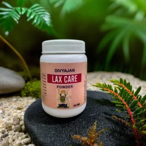 "Divya Jan Lax Care: Ayurvedic solution for digestive health."